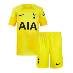 Koszulka Tottenham Hotspur Bramkarska Dziecięcy Domowe Koszulki Piłkarskie 2022-2023 Krótki Rękaw